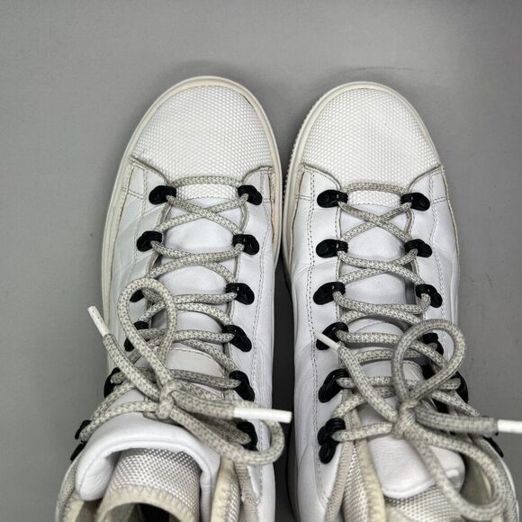 Puma Men's Size 10 The Ren Boot White Leather High Top Sneakers - Picture 9 of 12